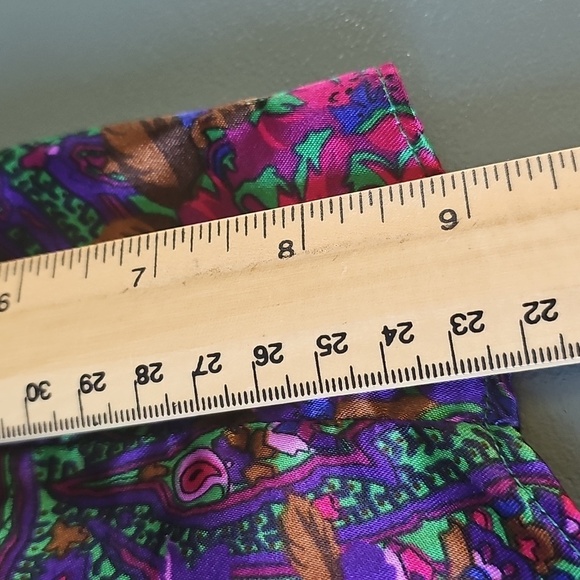 Kathryn 2 Pcs PJ‎ Set Floral Multicolor Women's Top. Satin Soft Luxury. Meduim - Picture 6 of 12